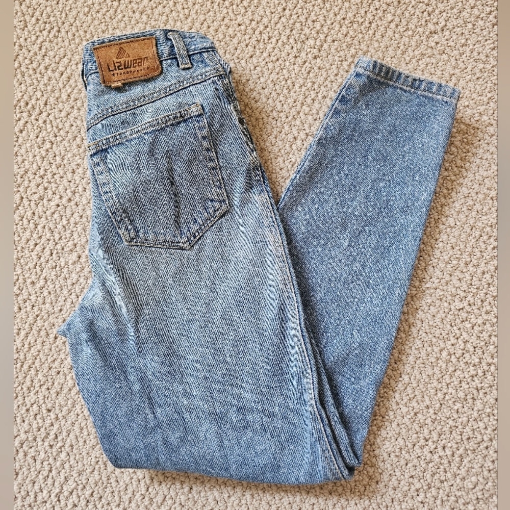 Vintage LizWear Liz Claiborne High Rise Jeans 26" Waist Size 8 100% Cotton